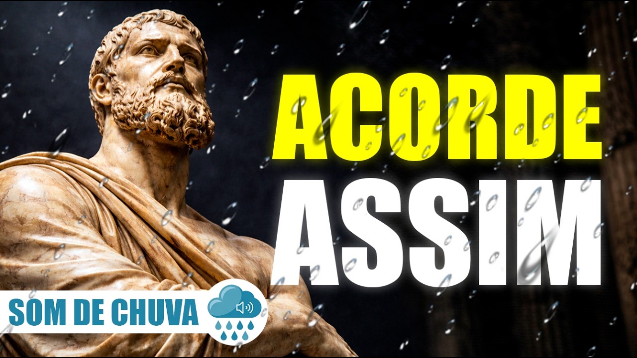 Faça Isso nos Primeiros 10 Minutos e Domine o seu Dia - ESTOICISMO c/ SOM DE CHUVA RELAXANTE