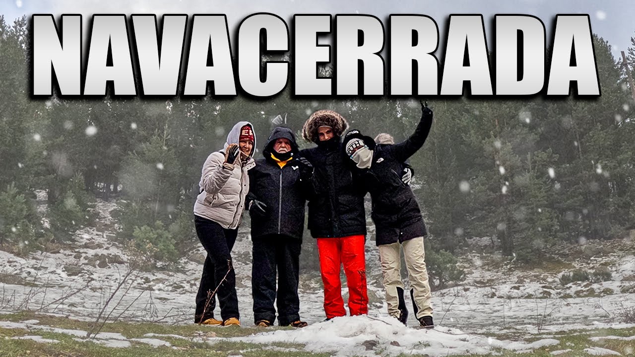 ¿LOGRAREMOS AGUANTAR EL FRÍO? 🥶​ || VLOG EN NAVACERRADA ☃️​