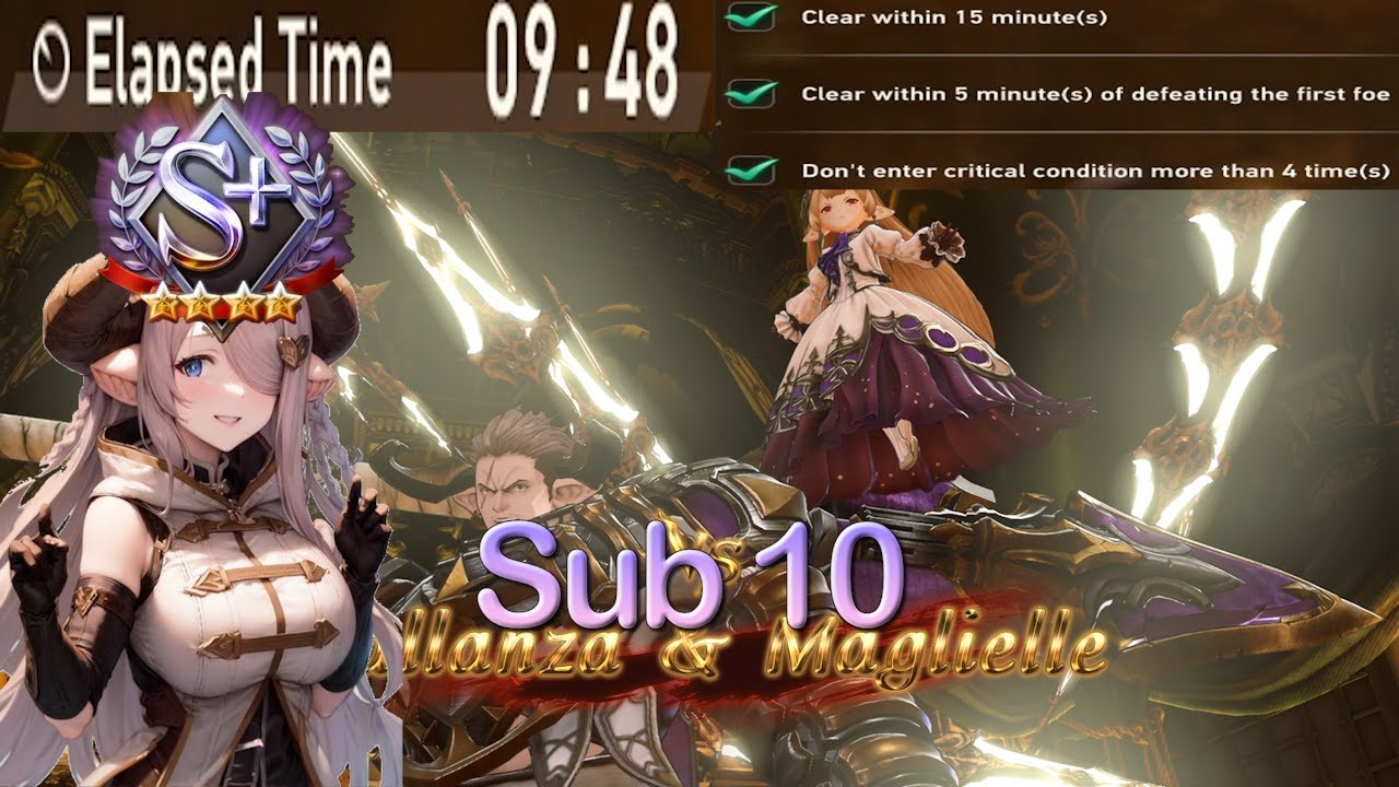 When Narmaya SOLOs - Proud Gall/Mag (No AI) in 9:48 | Granblue Relink