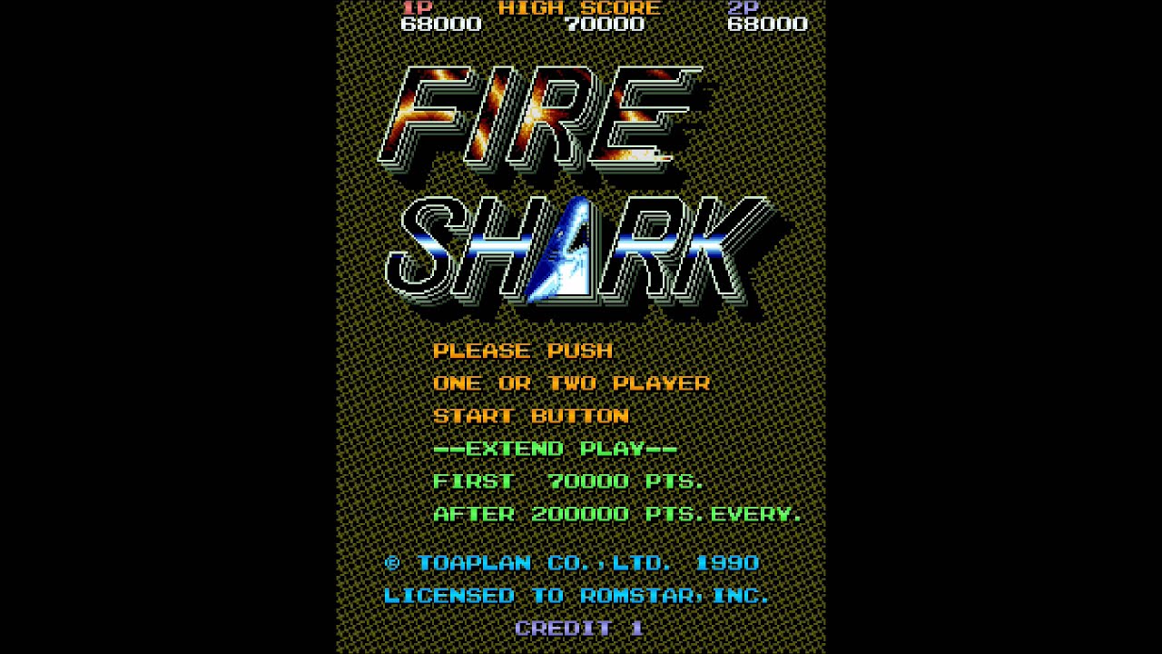 Fire Shark (US Version) - 2 Loops Clear [2-ALL to 3-9] 10,015,640 Pts