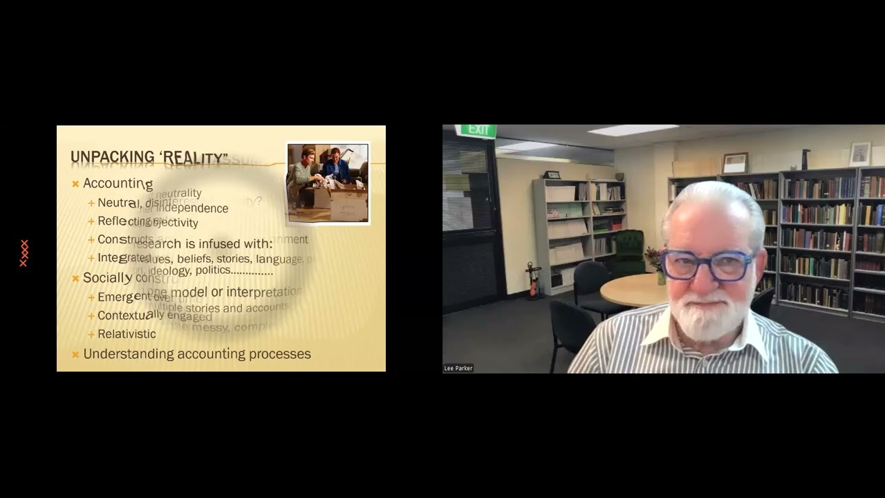 Professor Lee Parker – University of GlasgowTopic: The Qualitative Tradition in Accounting Research