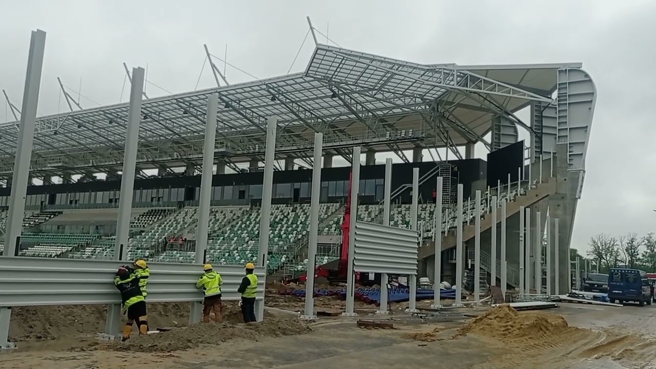 Budowa stadionu Radomiaka 17.05.2023