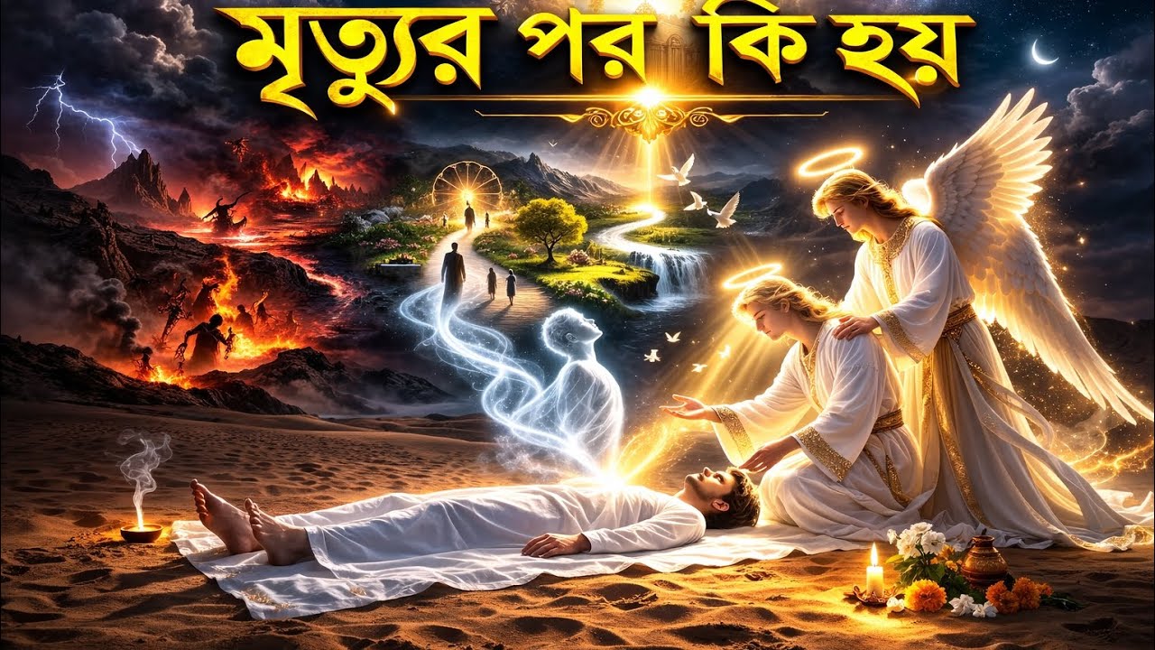মৃত্যুর পর মানুষের সাথে কি হয়#banglawaz#quranstory#waz#islamicvideo#education#facts#মৃত্যু#আজরাইল 