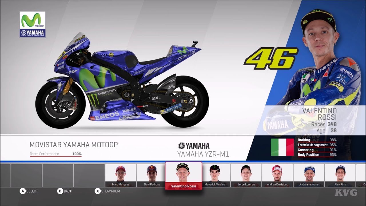 MotoGP 17 - All Bikes & Riders | All Motorcycles - List (PC HD) [1080p60FPS]