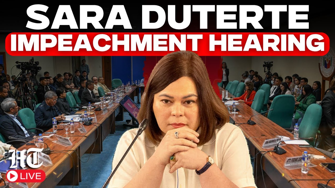 Senate LIVE: Philippine VP Sara Duterte impeached for a second time | Duterte Impeachment Live