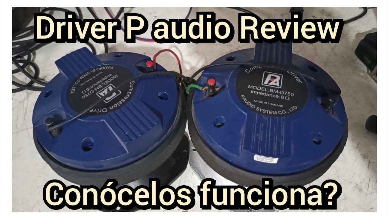 driver Paudio P audio bn d750 te funcionan? potentes?