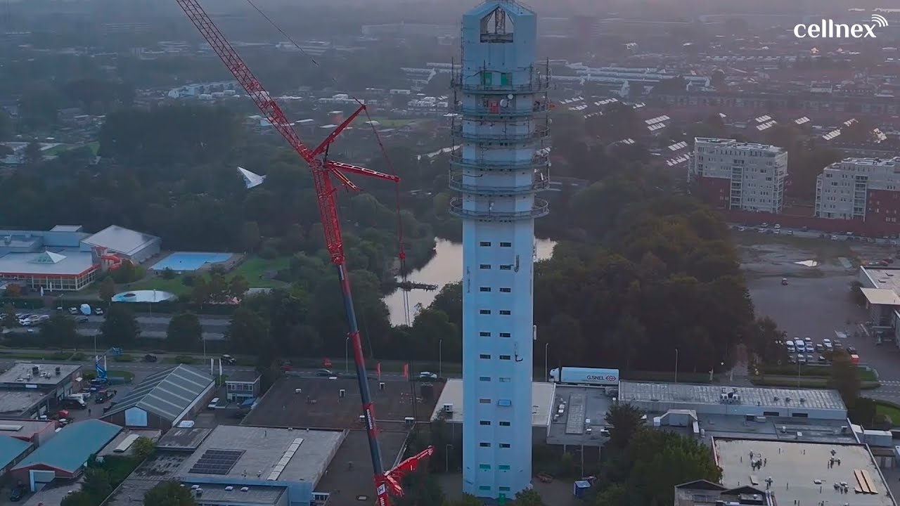 Intervention in the Alphen aan de Rijn mast - Cellnex Netherlands