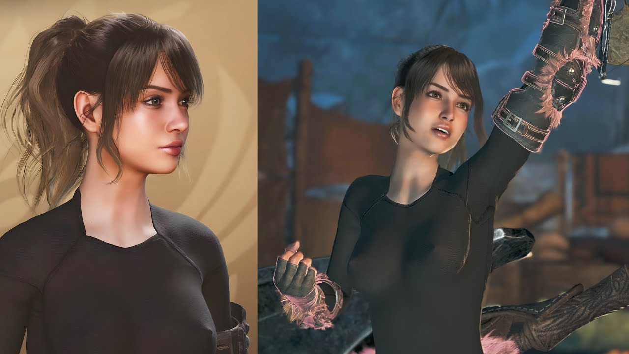 Monster Hunter Wilds the cutest girl Ana de Armas inspired female character creation preview