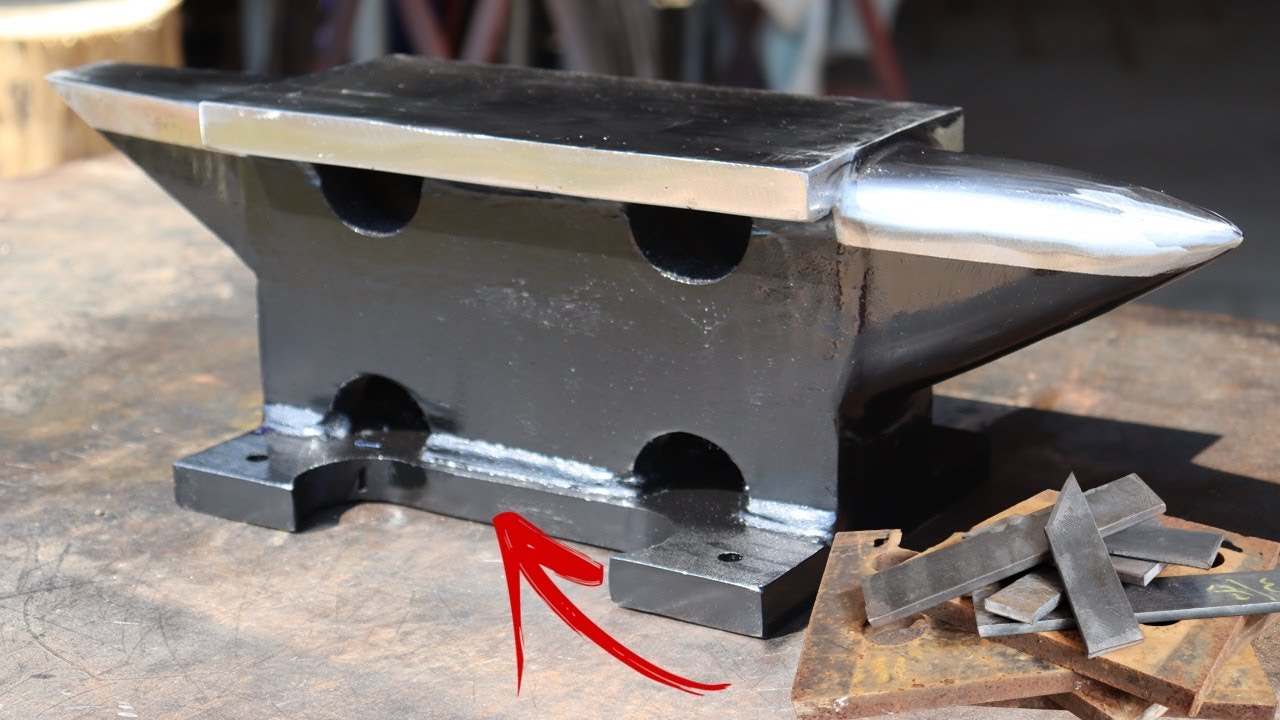 Bigorna Caseira Poderosa e Barata - Homemade Anvil - Yunque Casero