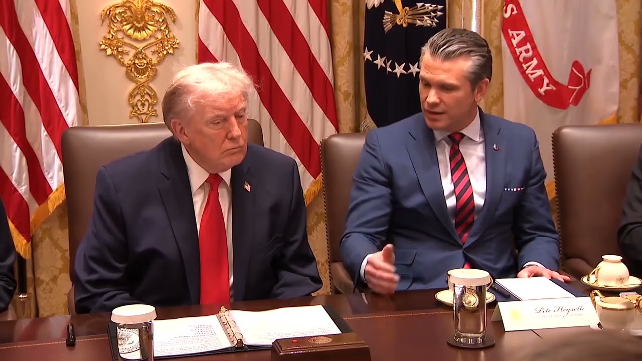 Hegseth says Pentagon prepared to deliver what Trump expects on Iran