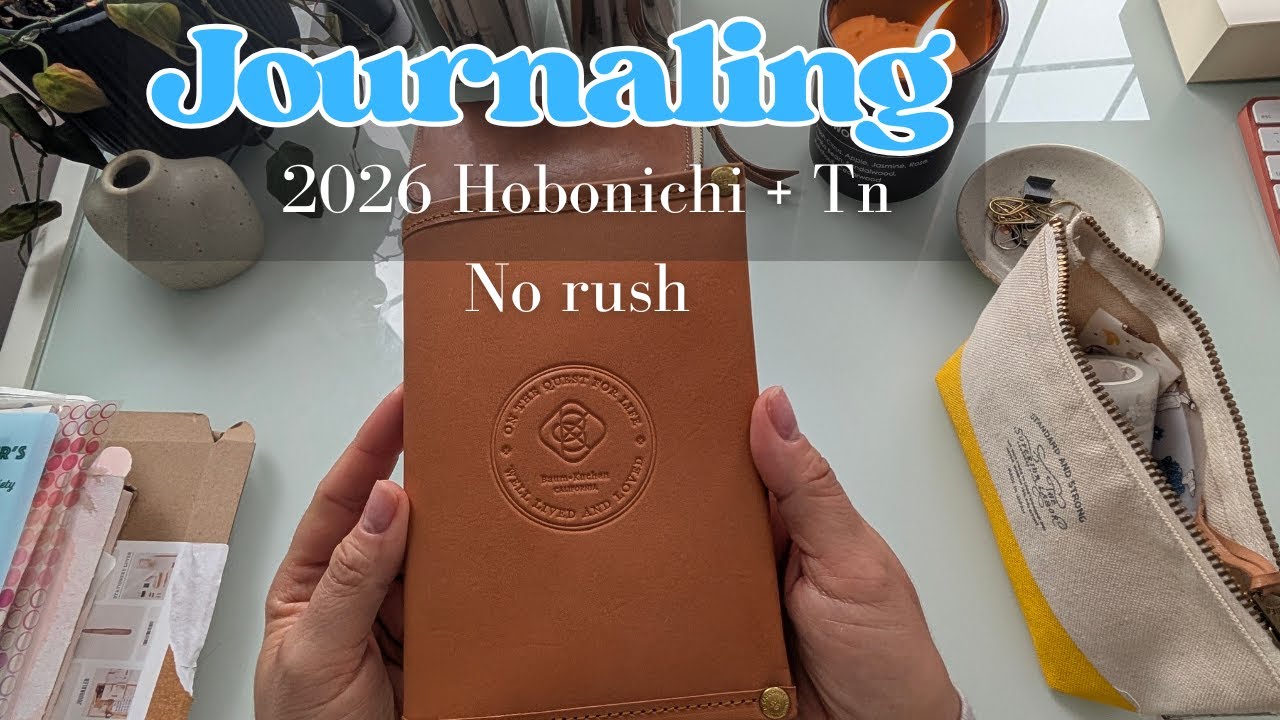 Настройка Hobonichi A6 + 10 минут ведения дневника в режиме реального времени для борьбы с выгора...