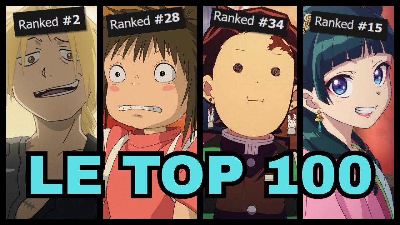 Parlons (un peu) du top 100 MyAnimeList 🕵️...