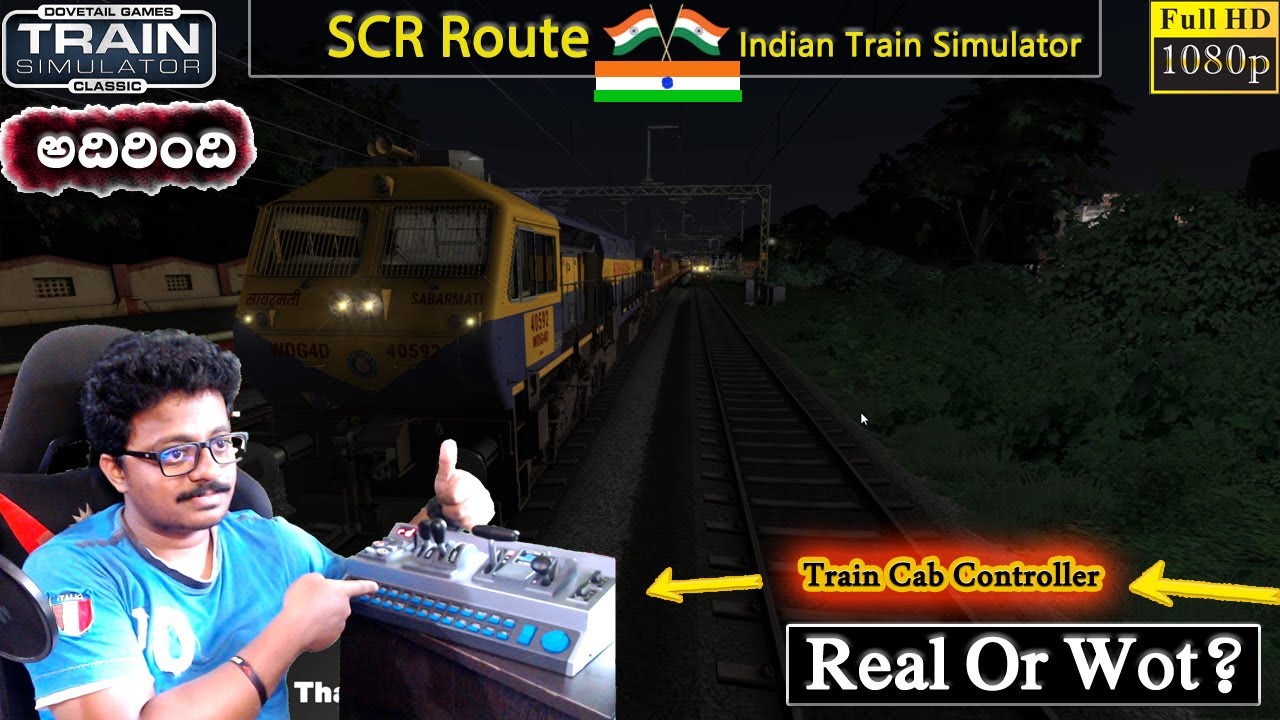 WDP4D Narasapur To Nagarsol SF EXP Premium Scenario Part2 | Train Simulator Classic in Telugu
