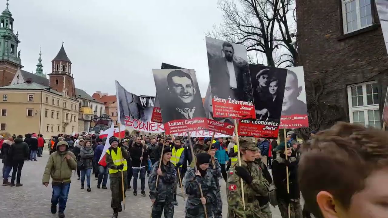 Narodowy Dzień Pamięci Żołnierzy Niezłomnych / Wyklętych - Kraków - 01.03.2017