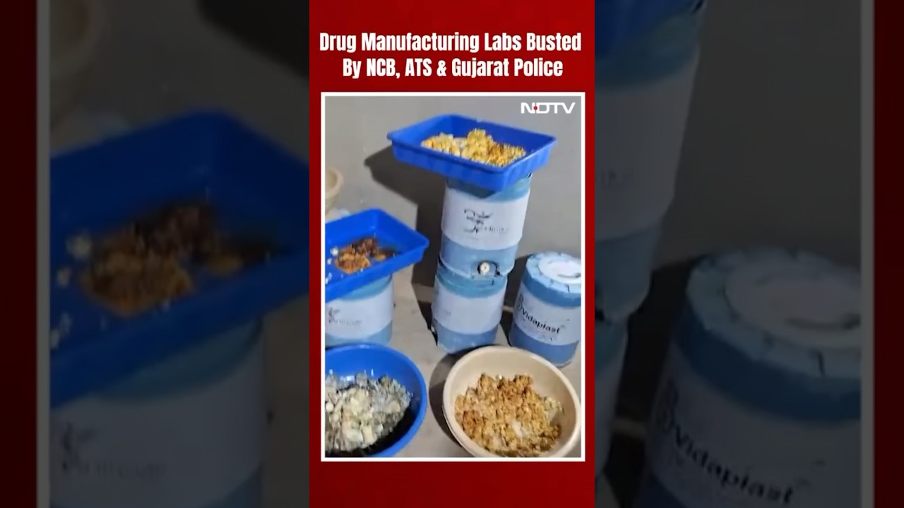 Gujarat Drug Bust | Many Drug Manufacturing Labs Busted By NCB, ATS & Gujarat Police