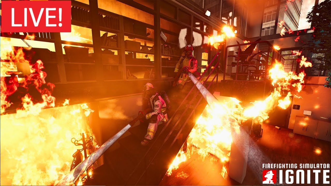 🔴LIVE: NEW YEARS STREAM & FIREFIGHTING SIMULATOR IGNITE PARKER DLC! | Firefighting Simulator Ignite