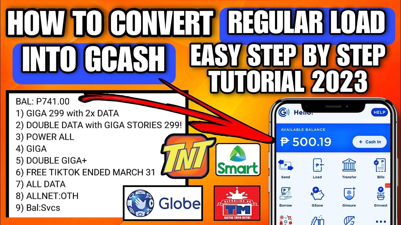 HOW TO CONVERT LOAD INTO GCASH 2023 | CONVERT LOAD TO GCASH EASY TUTORIAL 2023 | PAANO BA TUTORIAL?