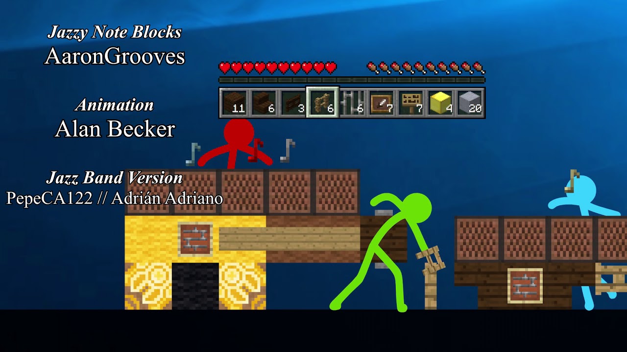 Jazzy Note Blocks l Jazz Band Version l AaronGrooves