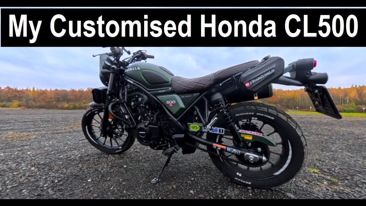 Walk Around: Customised Honda CL 500