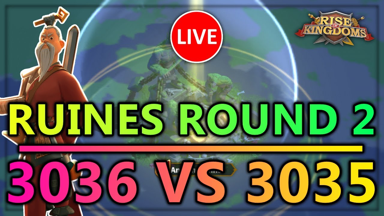 🔴 KVK 3035 - RUINES ROUND 2 3036 VS 3035, ENCORE PLUS DE COMBATS ! | RISE OF KINGDOMS FR