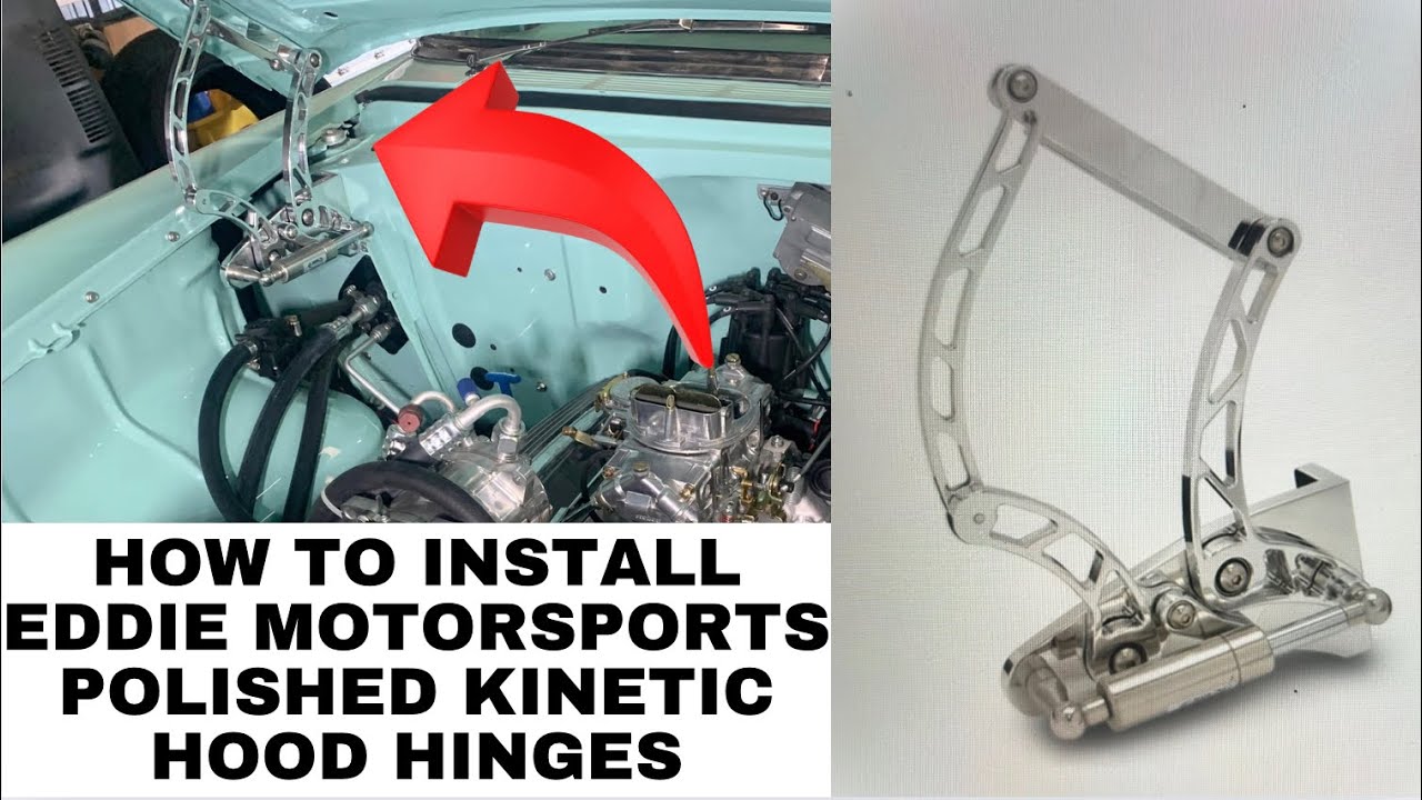 How To Install Eddie Motorsports Polished Kinetic Hood Hinges