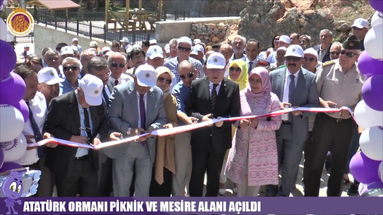 Afyon Atatürk Hatıra Ormanı Piknik ve Mesire Alanı Açıldı