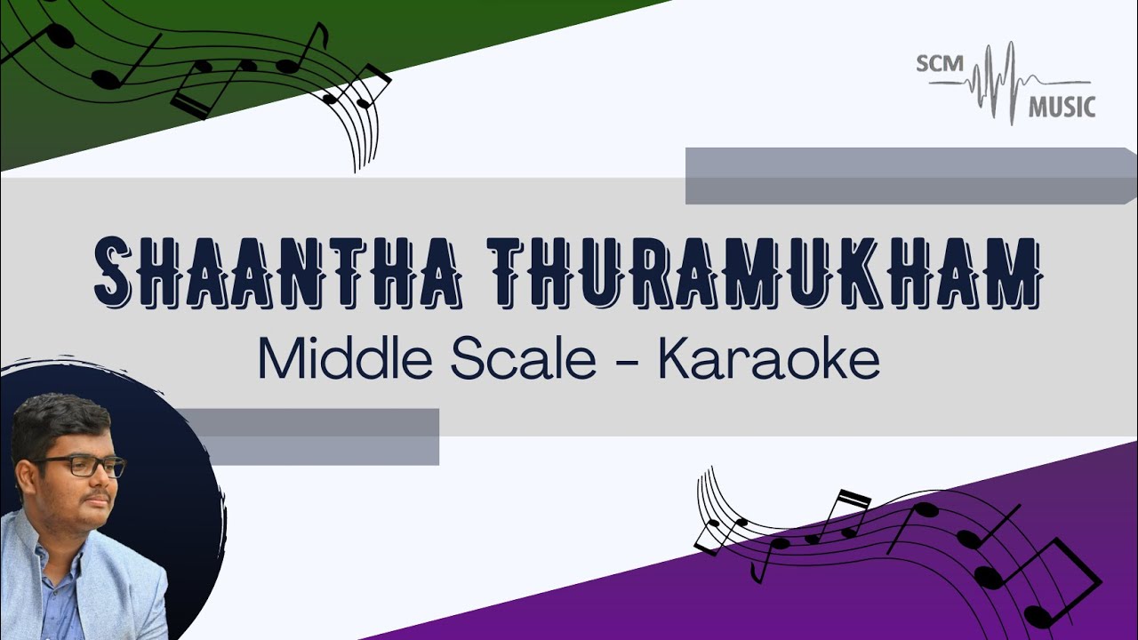Shaantha Thuramukham - Wilson Chennanattil (Middle Key - Karaoke)