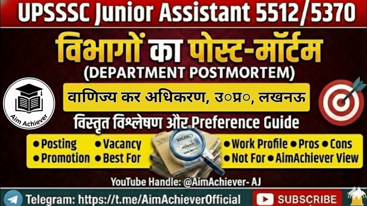UPSSSC JA 5512: वाणिज्य कर अधिकरण का पोस्टमार्टम ⚖️ | Special Selection क्या है? | Ep-24