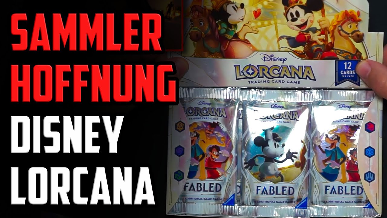 NEUE RARITIES! | Disney Lorcana Fabled Display Opening | Disney Lorcana Mythen