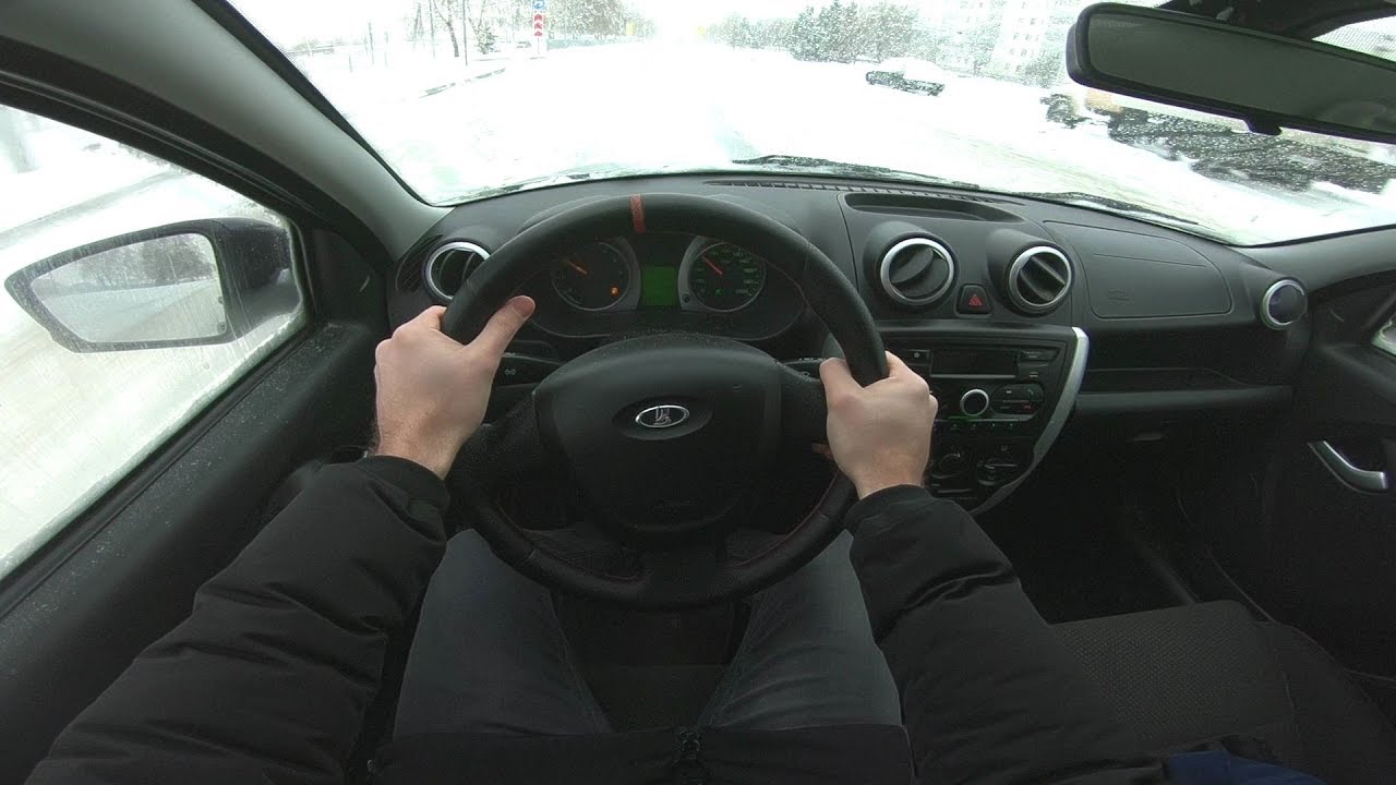 2017 LADA GRANTA SPORT 1.6L (114HP) POV CITY DRIVING
