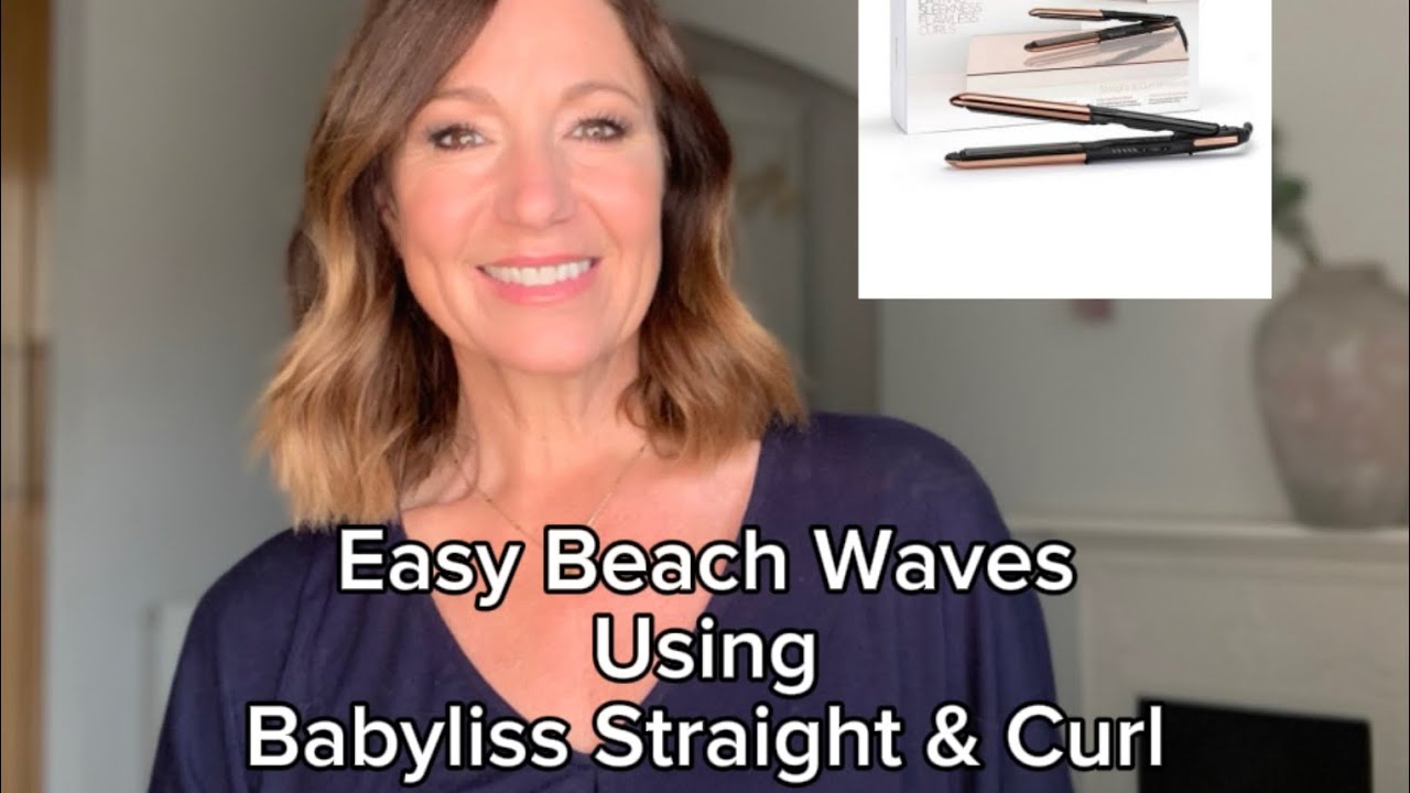 Quick, Easy Beach waves using Babyliss Straight & Curl 💫