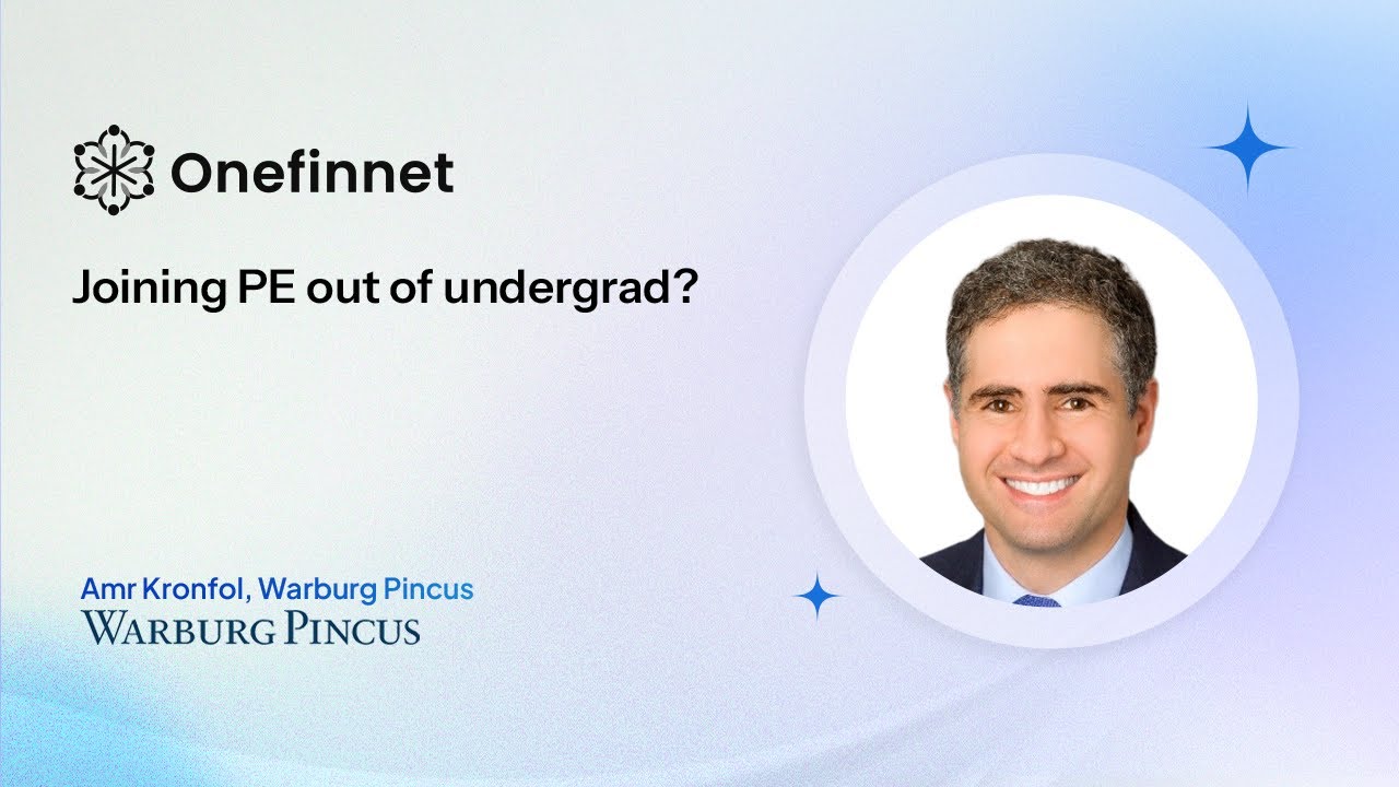 Private Equity Or Investment Banking After College - Amr, Partner at Warburg Pincus Private Equity