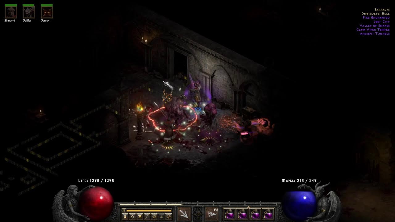 Diablo 2 Reign of the Warlock - Single Player - 8 Player Warlock