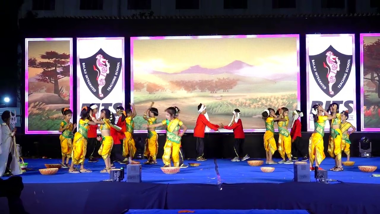 Annual Day Celebrations-2026 Ooru palleturu dance by UKG students AKSHARA THE SCHOOL NARSAMPET