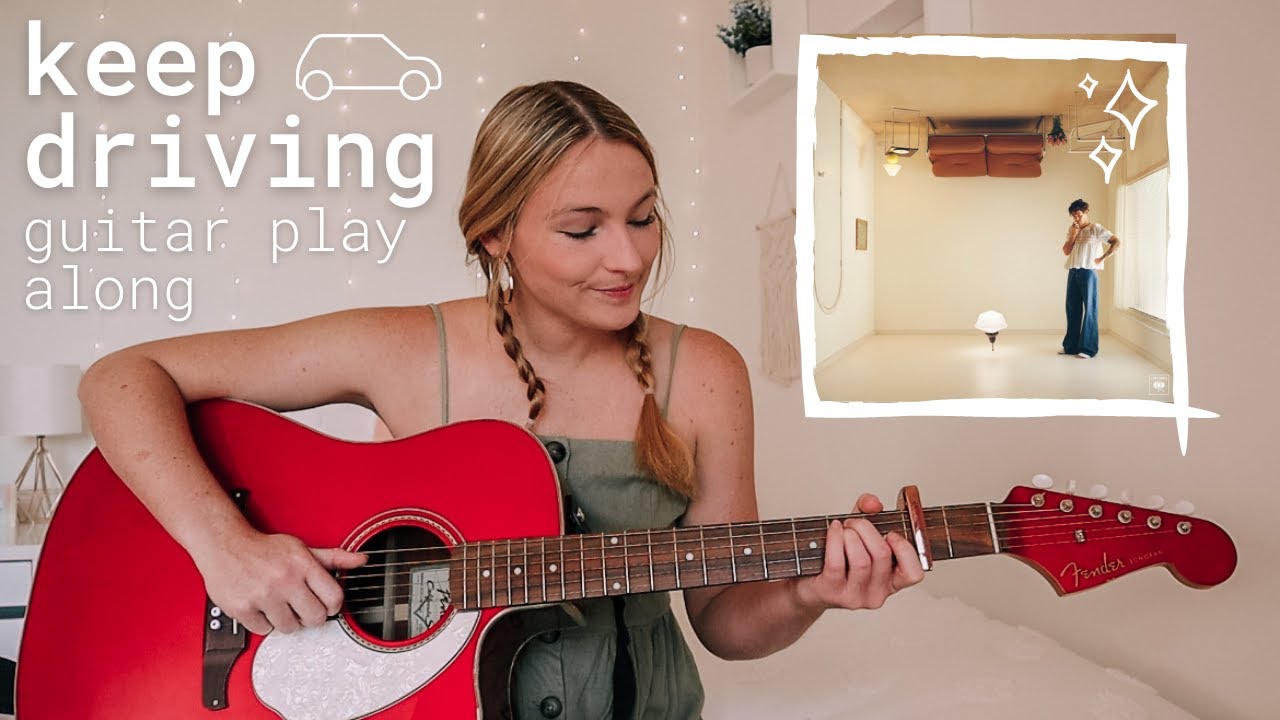 Harry Styles Keep Driving Guitar Play Along - Harry’s House // Nena Shelby