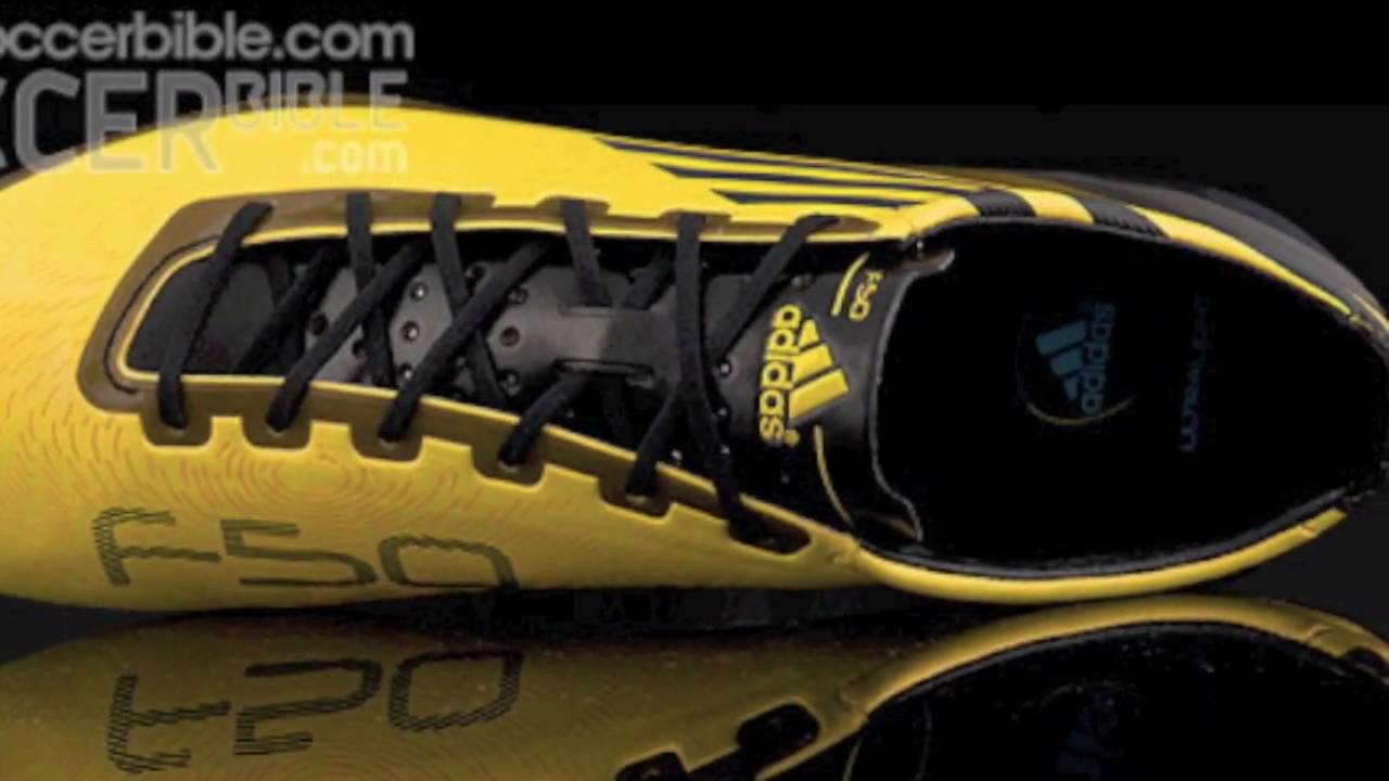 adidas F50 adiZero - Sun/Black/Gold