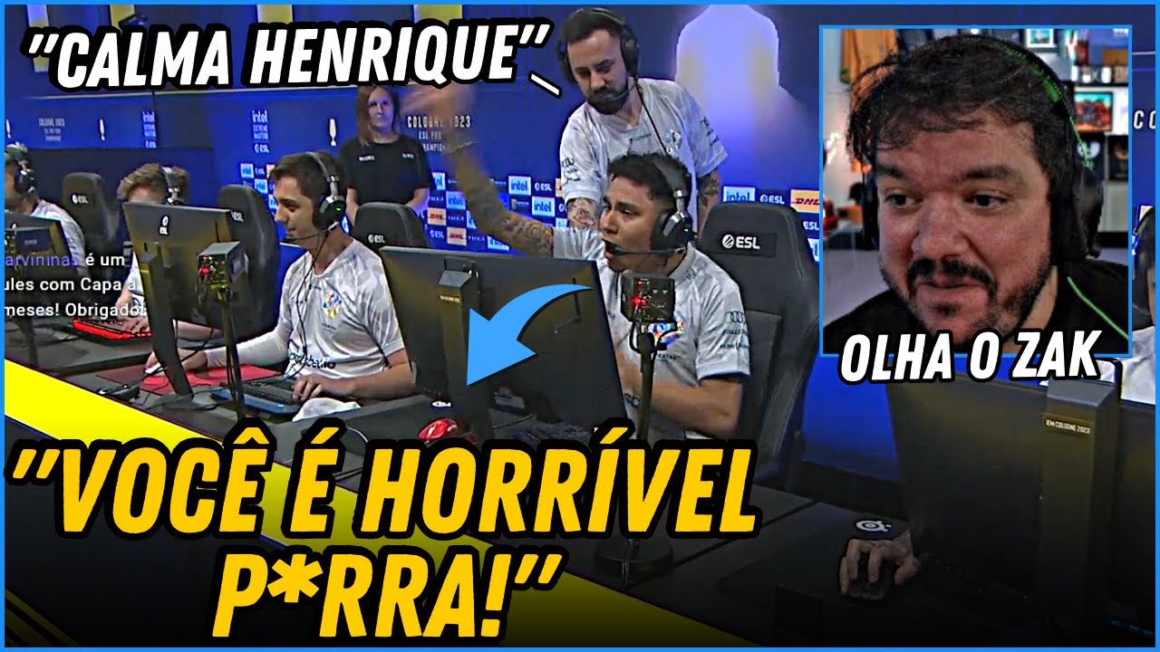 ZAK TEVE QUE ACALMAR O HEN1 GRITANDO COM TIME ADVERS&Aacute;RIO KKKKKKKKKKKKKKKKKK