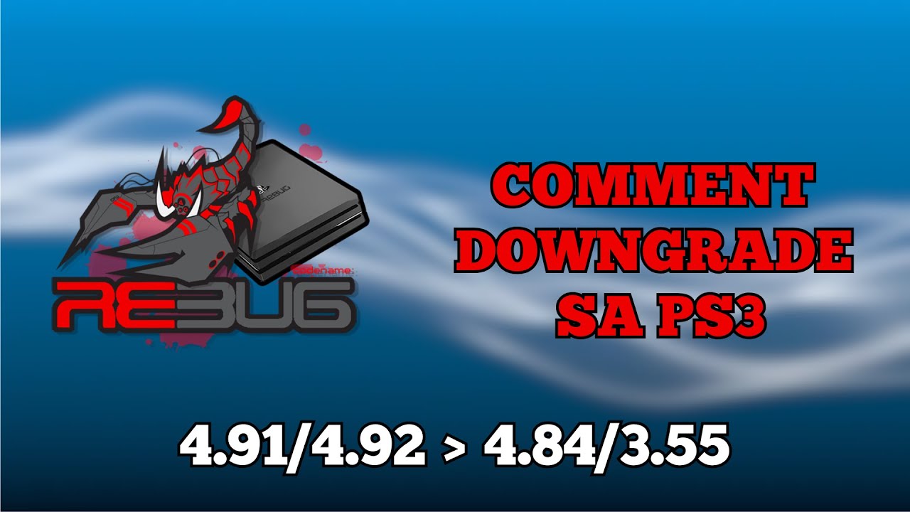 TUTO FR Downgrade la version de sa PS3 Jailbreak en 2025 (CFW)