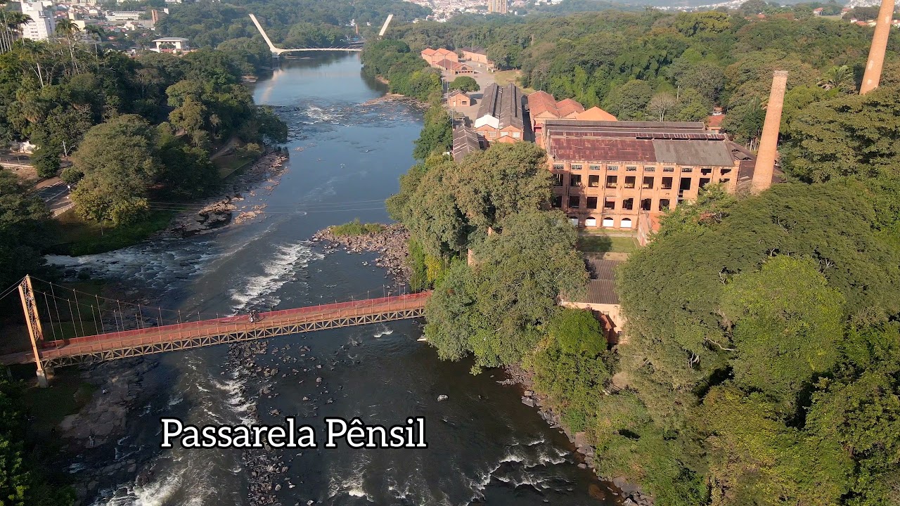 V&ocirc;o sobre o Rio Piracicaba e pontos tur&iacute;sticos