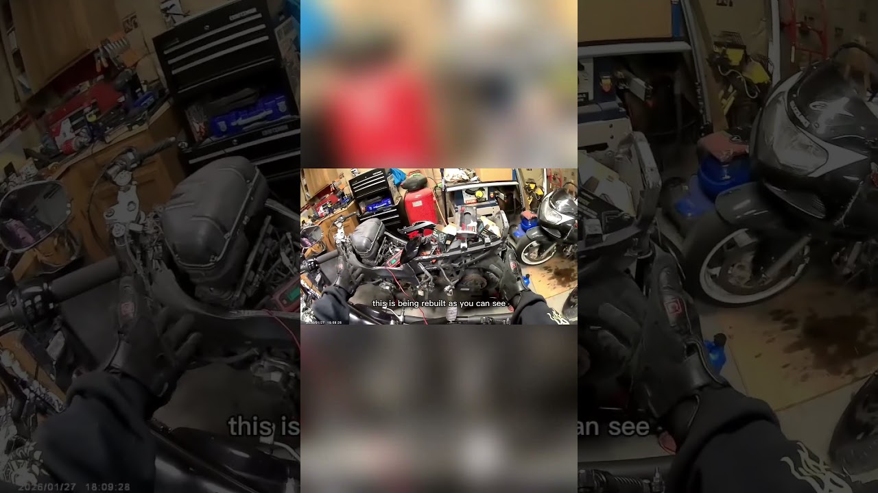 A look inside my garage #motorcyclelife #bikers #garagelife #bikerlife