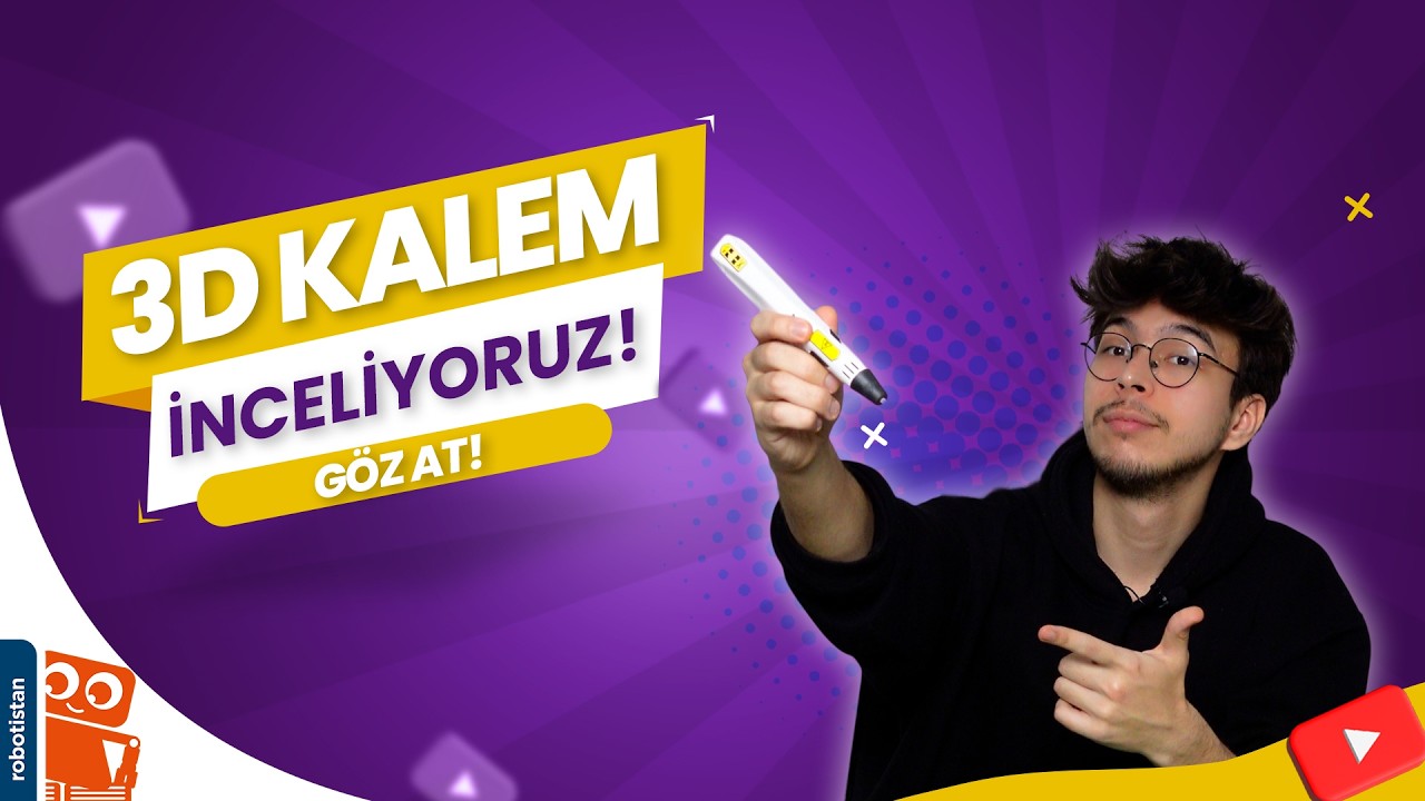 3D Kalem İncelemesi | Havada Çizim Yaparak Gözlük ve Kelebek Tasarladık!