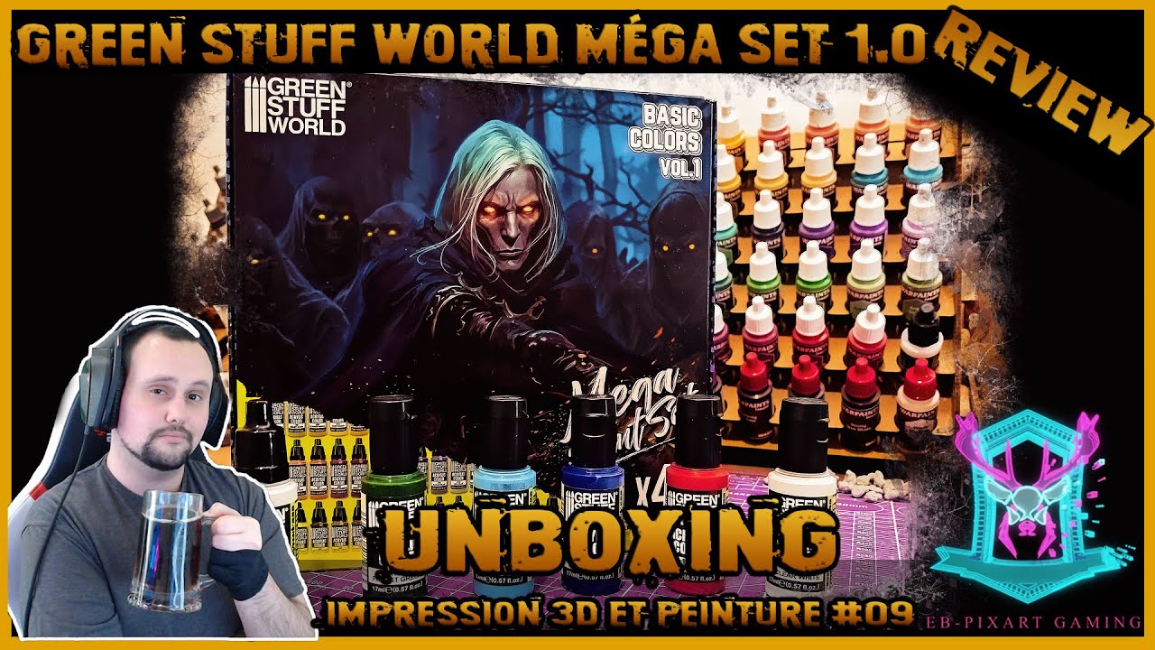 [tuto peinture figurine] Unboxing green stuff world méga set 1.0