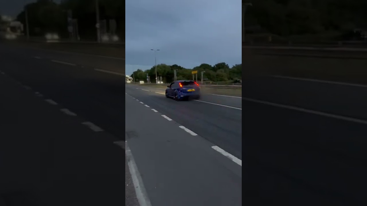 Focus rs shooting flames