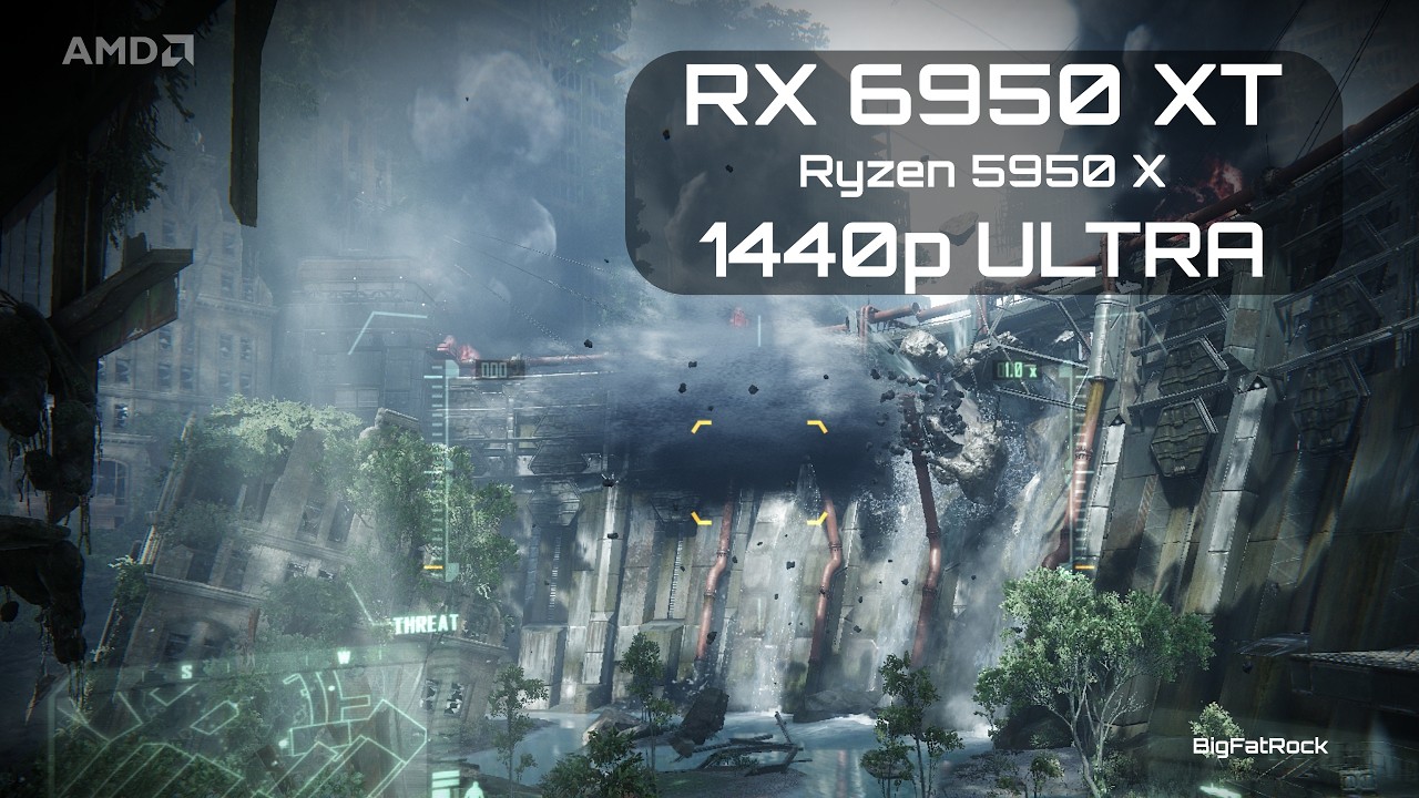Crysis 3 Original - custom benchmark #gameplay #rx6950xt #ryzen5950x #1440p  #gaming