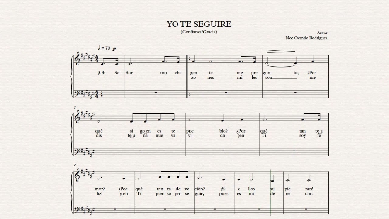 YO TE SEGUIRE CONTRALTO
