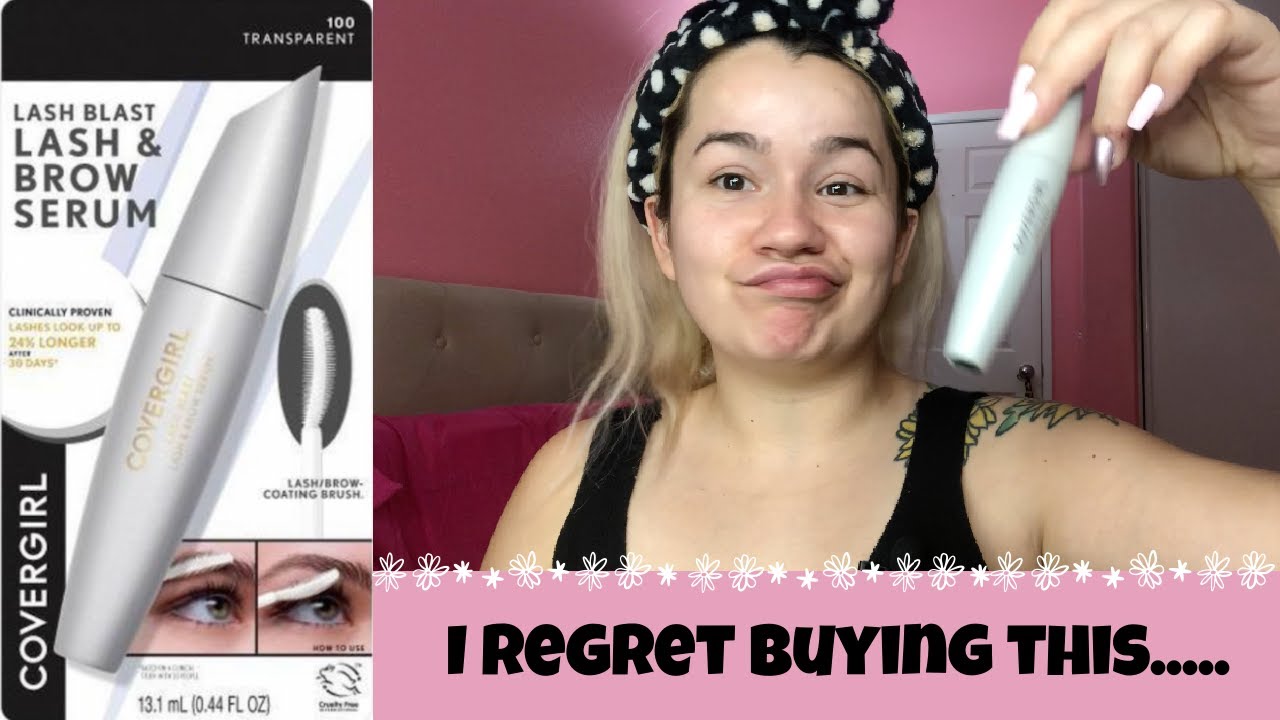 Covergirl Lash Blast lash and brow serum review + wear test gone wrong..
