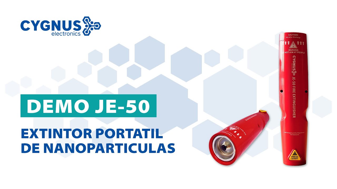 Extintor portátil de nanopartículas CYGNUS JE-50