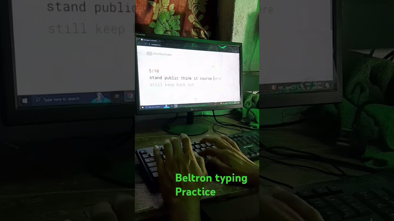 Beltron typing Practice  #beltron #typing #fasttyping #shorts