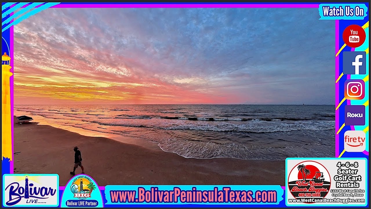 Enjoy A Painted Sky Sunrises on the Upper Texas Coast