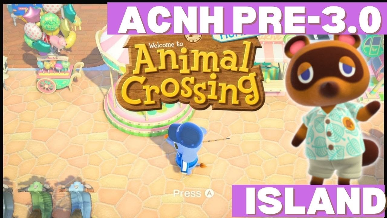 Let's Walk through my ACNH Island pre 3.0 update